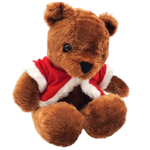 Santa‎ Teddy Bear Plush House of Lloyd Stuffed Animal Toy Vintage Holiday 18" - Picture 1 of 5